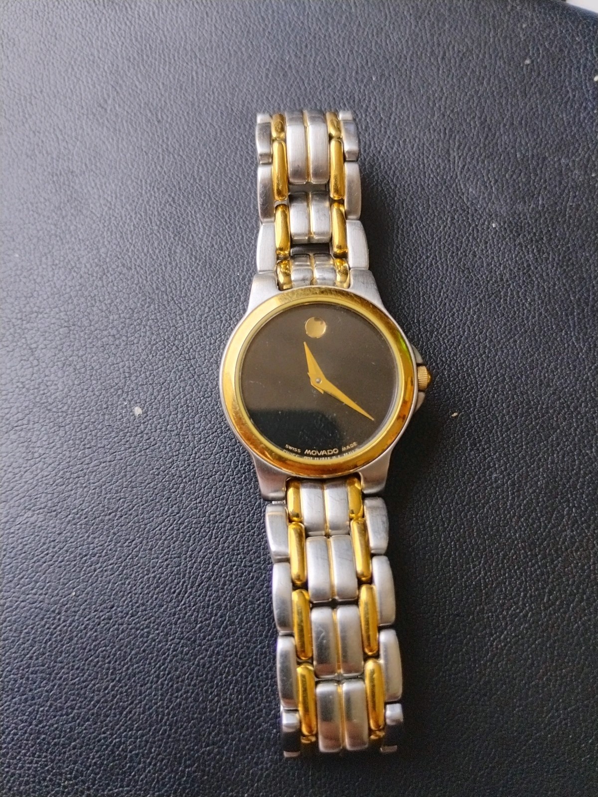 Movado Womens Watch Black Dial