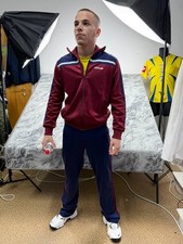 Vintage Adidas Tracksuit 80S Jacket And Pants Men Size M Red