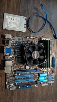 ASUS P8H67-M PRO Socket H2 LGA1155 DDR3 Motherboard, Intel I7 2600 CPU BUNDLE
