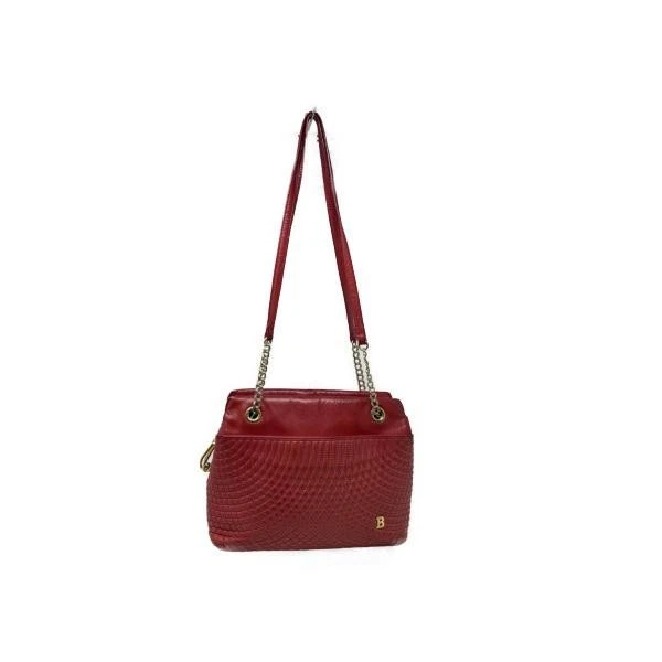 希少 WINE RED❤︎BALLYショルダーバッグ レザー×キャンバス Bally Red Bags & Handbags for Women for sale | eBay