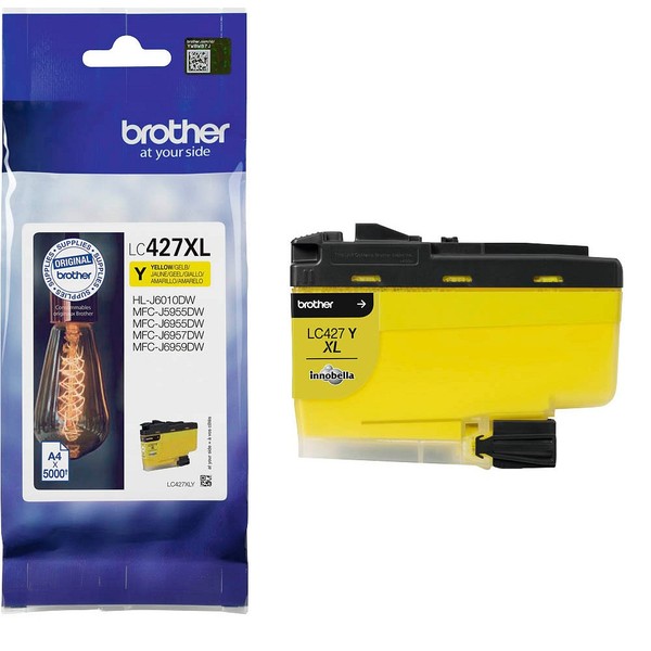 Brother LC-427 Xl Y Gelb Original Druckerpatrone FüR MFC-J 5955 Dw Yellow-image
