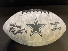 Micah Parsons Autographed Cowboys Salute to Service Football Fanatics COA