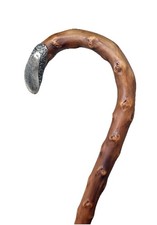 Vintage Antique 1895 Sterling Silver Woman Shoe Presentation Walking Stick Cane