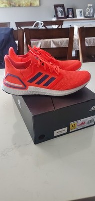 Men's Adidas Ultra Boost 2020 ''ISS US National Lab'' Solar Red Athletic FV8449