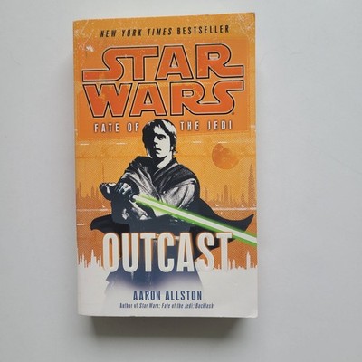 Book Star Wars Outcast Fate of Jedi 1 Aaron Allston SciFi 2010 Del Rey MMPB