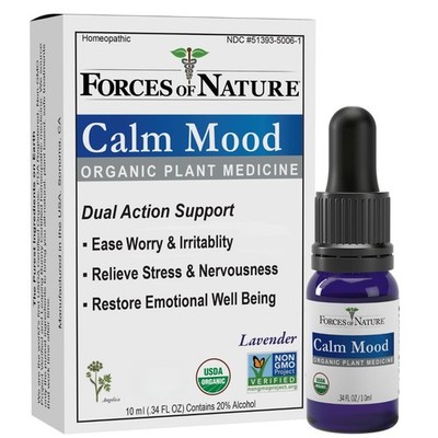 Calm Mood, Organic Homeopathic Medicine, 0.34 Fl Oz, Calm Formula, Multi-Acti...