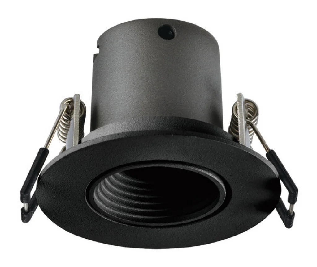 Downlight Black Lux Mini Tilt 3.3w LED Matt IP20 4000K 170lm Integral ILDL50J008