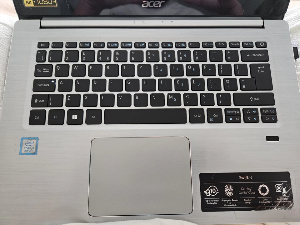 Acer Swift 3 SF314-52-30QS 14" Laptop SSD/8GB 1080P Windows 11 -Read description - Image 2 of 4