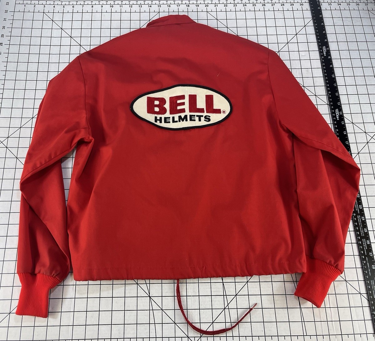 Vintage Bell Motorcycle Helmets Racing Jacket Men's Size S/M 70s