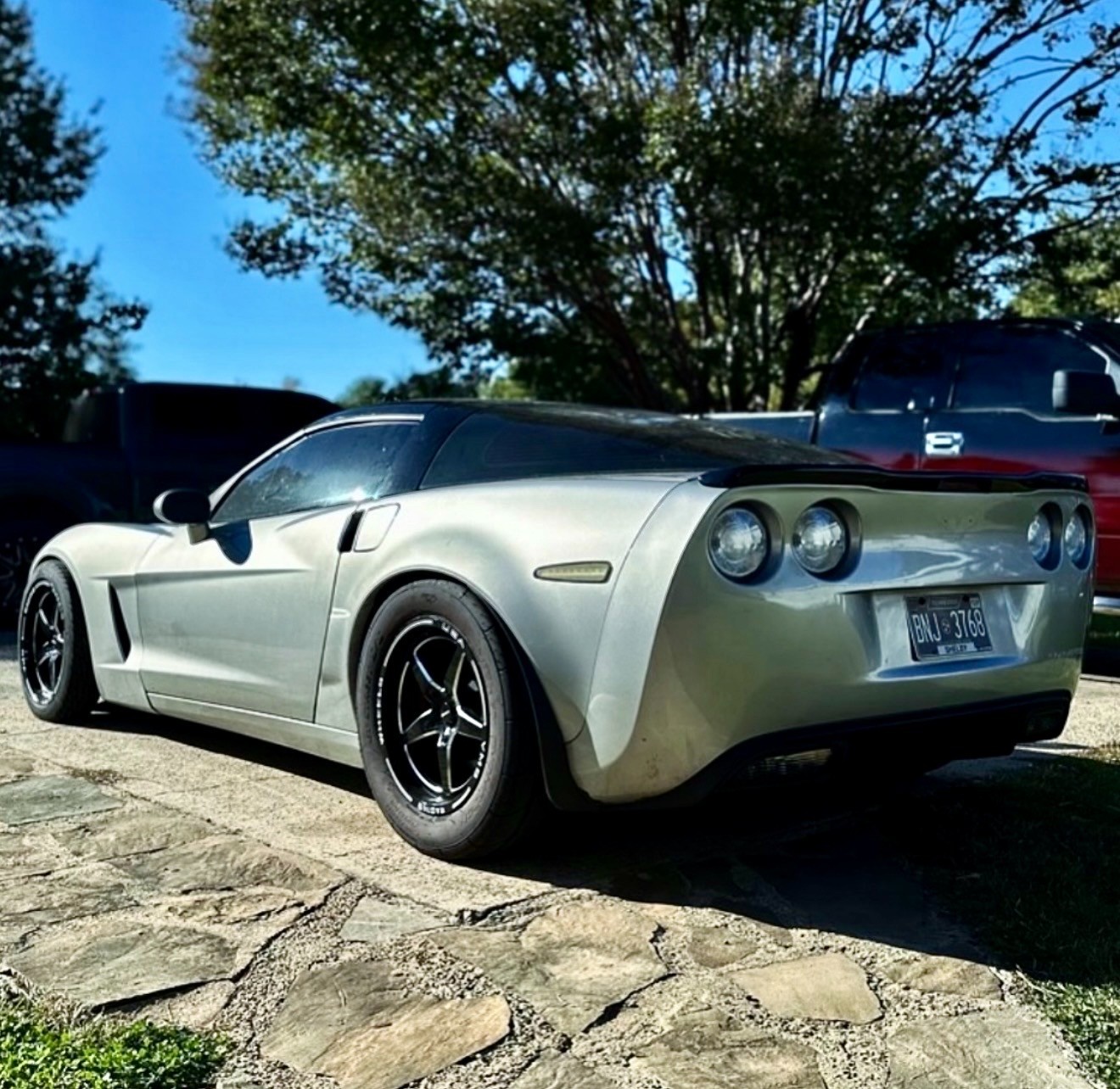 Corvette Star Rims VMS RACING V-Star Drag Race Rims Wheels 17x10 +44 for Chevy Corvette C6 ...