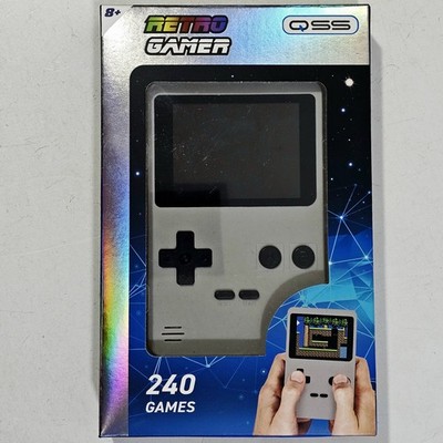 QSS 8Bit LCD Handheld RETRO GAMER Shooter Puzzle Racing Action Fighting Sport