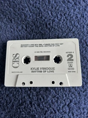 Kylie Minogue Rhythm Of Love CBS Dance Pool Cassette France PWL