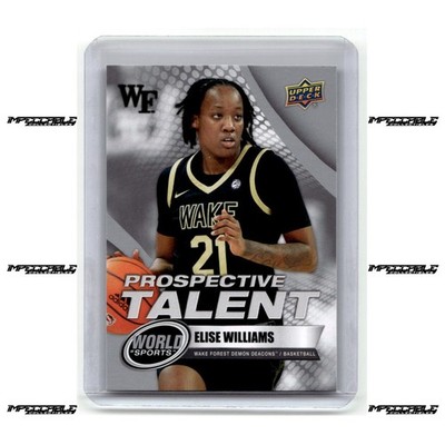 2025 Upper Deck World of Sports - #392 Elise Williams Rookie Prospective Talent