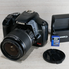 Canon EOS Rebel XSi 12MP DSLR Camera W 18-55mm Lens TESTED W Charger