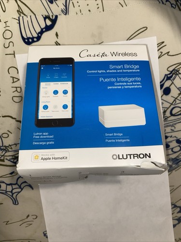 LUTRON CASETA WIRELESS SMART BRIDGE L-BDG2 WHITE SEALED Edw49 Used