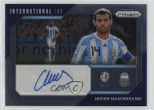 2024 Panini Prizm CONMEBOL Copa America International Ink Javier Mascherano Auto