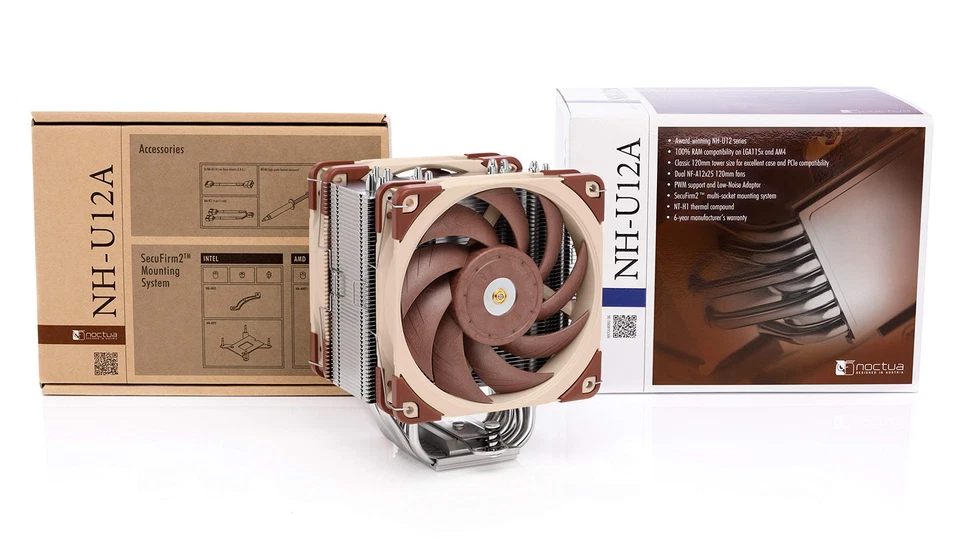 NH-U12A, Premium CPU Cooler with High-Performance Quiet NF-A12x25 PWM Fans (1... - Image 4 of 4