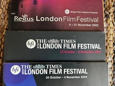 BFI London Film Festival 2002 + 2003 + 2004: The programmes