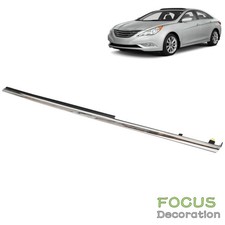 For Sonata 2011 2012 2013-14 Left Drive Front Fender Garnish Chrome Molding Trim