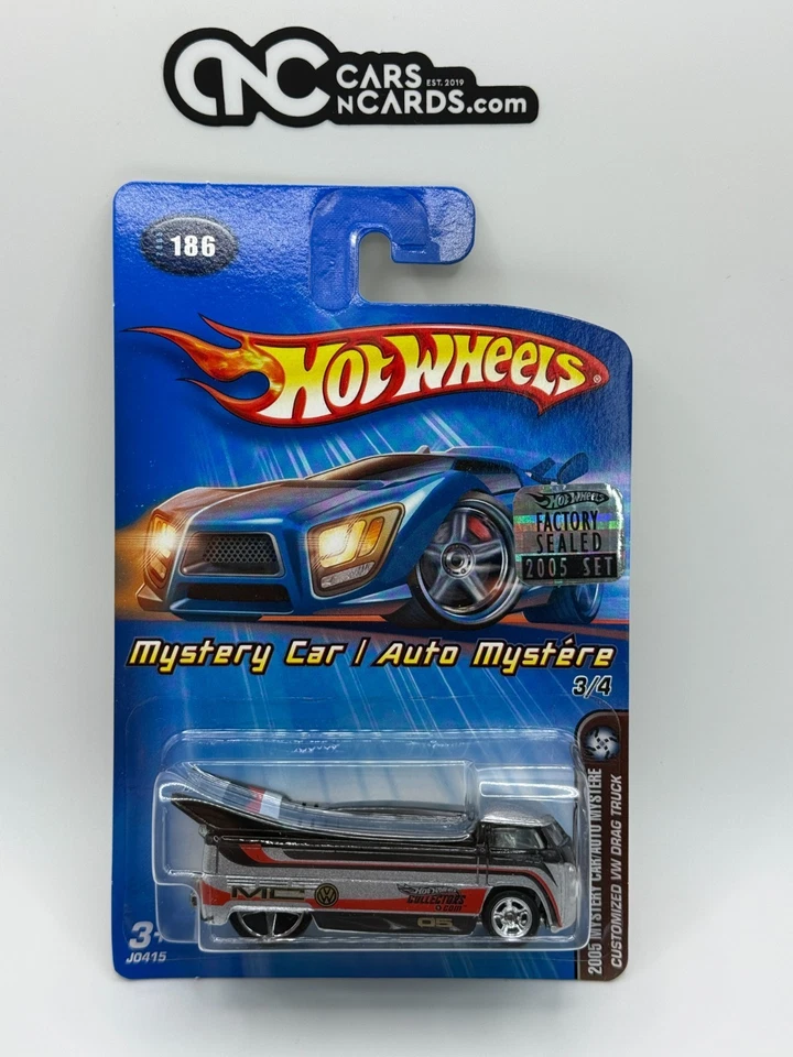 2005 Hot Wheels Factory Sealed Mystery Car Volkswagen Drag Truck With Protector - Image 3 of 4