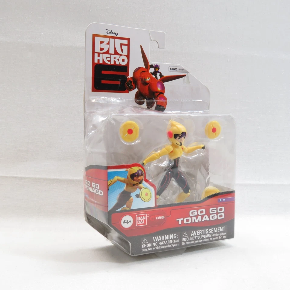 Figura de acción Disney Big Hero 6 2015 Bandai 4" Go Go Tomago nueva en paquete Foto 4 de 4
