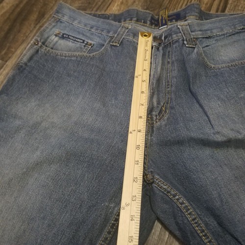 Vintage US Polo Assn Baggy Jeans Herren 36x32 Wide Leg Carpenter 90s Y2k Denim - Bild 11 von 22