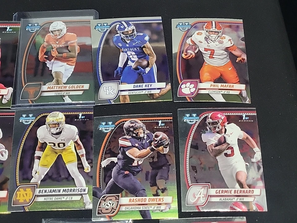 Lot Of (58) 2024 Bowman University Football Includes (8) Autos, #'erd, Parallels - Image 2 of 4