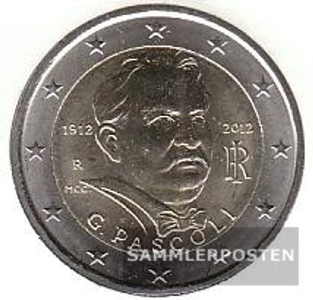 Italie 2012 brillant universel (BU) 2012 2 euro giovanni Pascoli - Photo 1/1