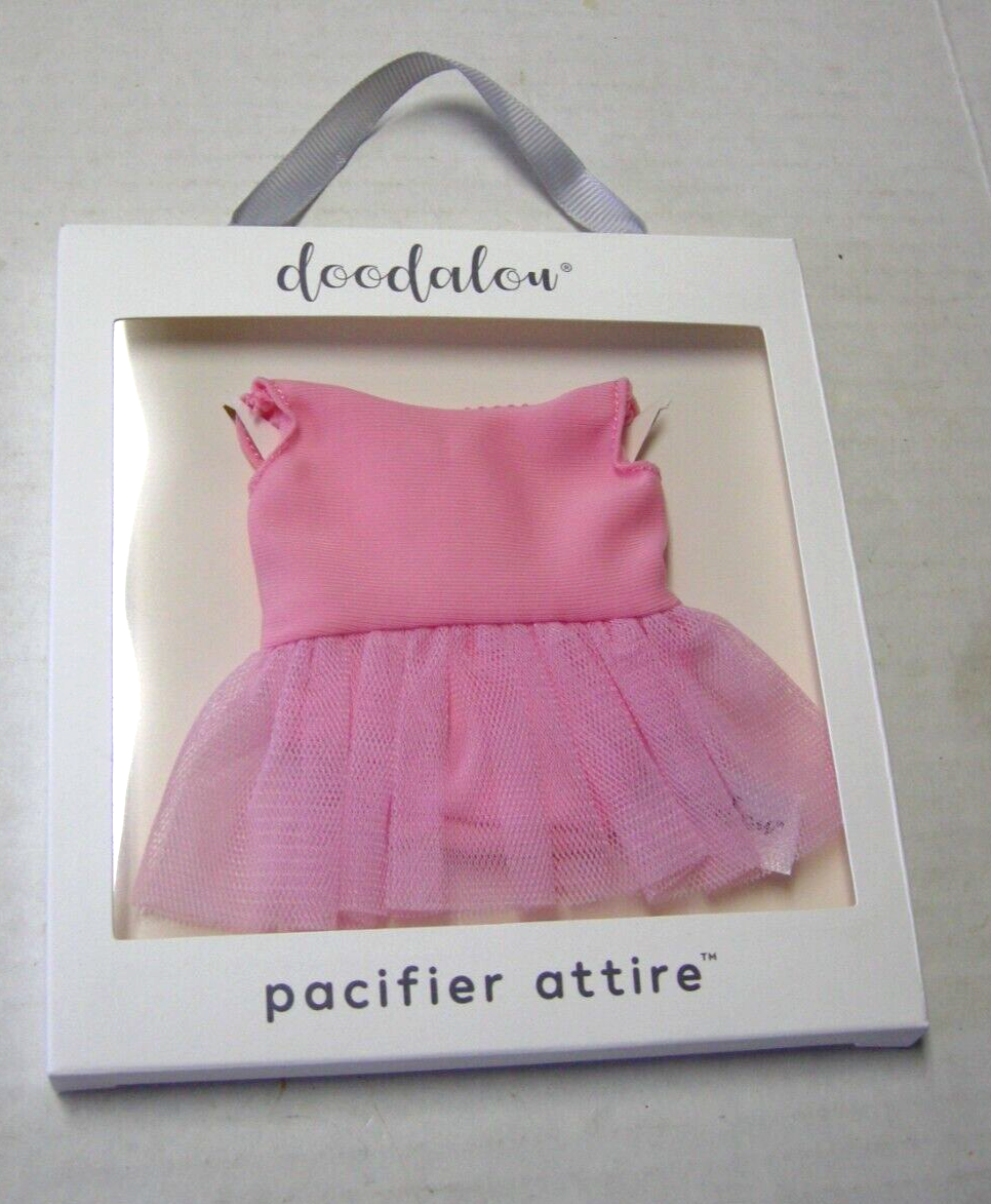 Doodalou, Pacifier Attire, Girl, Pink Tutu, Fits Most Plush