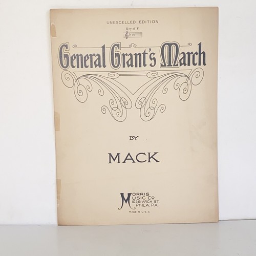 Antique 1907 General Grant's Grand March Sheet Music by E. Mack - Bild 9 von 9