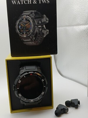 Smartwatch mit Ohrhörern Smartwatch 2 in 1 Bluetooth Headset für Android iOS