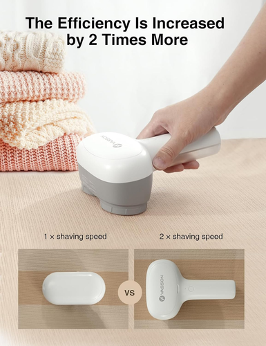 Fabric Shaver, Electric Lint Remover, Rechargeable Lint Shaver, Sweater Shavers - Picture 2 of 12