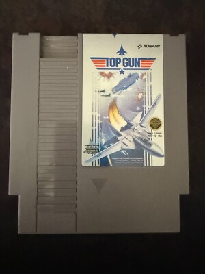 Top Gun Nintendo Entertainment System 1987 NES Tested and Working