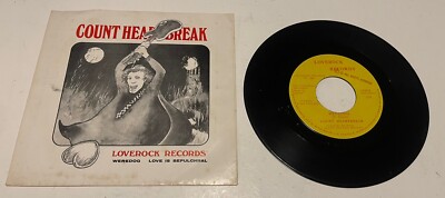Rare 1981 Count Heartbreak 45 - Weredog / Love Is Sepulchral, PS, VG/NM
