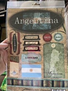 Argentina Scrapbook Stickers