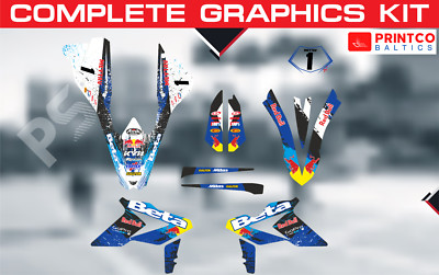 BETA RR X TRAINER 125 200 250 300 450 2013-2025 komplettes Grafikkit 21 mil