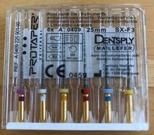 Dental Dentsply Rotary ProTaper Universal Engine NiTi Files 25 mm SX-F3