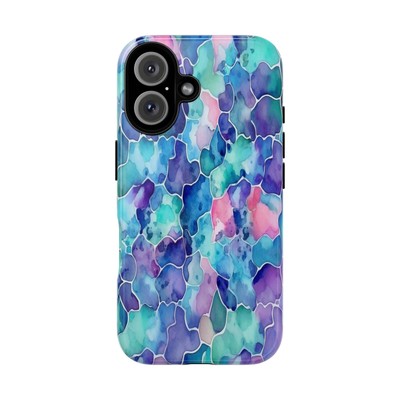 Tough Cases - Vibrant Abstract 12 - iPhone, Samsung Galaxy, and Google Pixel