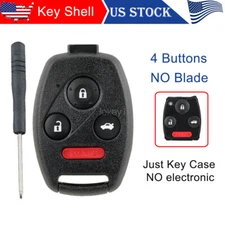 For 2008 2009 2010 2011 2012 Honda Accord Remote Key Fob Uncut Shell Case