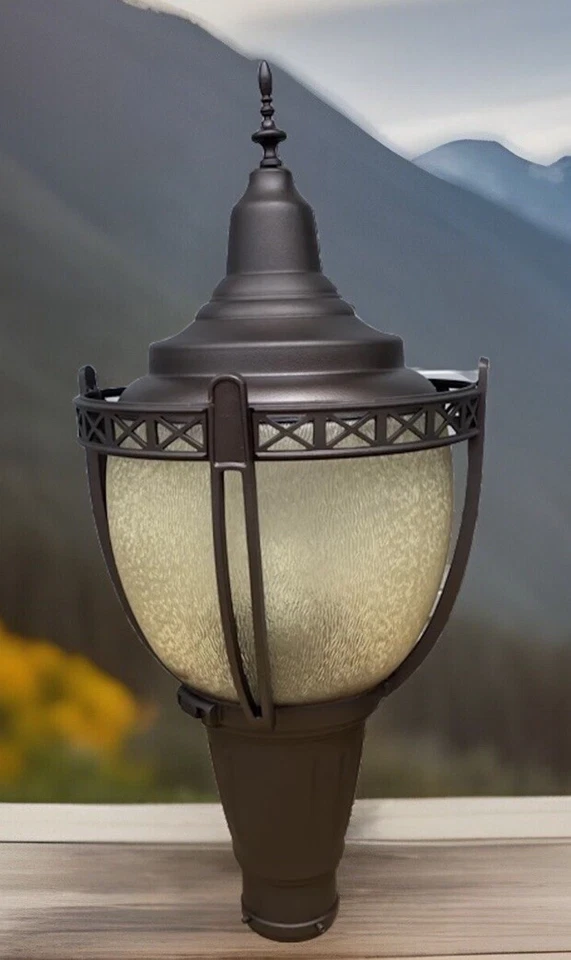 Lámpara de calle luminaria de bronce vintage de Nueva Orleans, lámpara de poste, se puede enviar. Foto 2 de 4