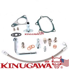 Turbo Oil Water Line Kit For Subaru Impreza Ej20 Ej25 W Garrett Gt28 Gt30 Gt35