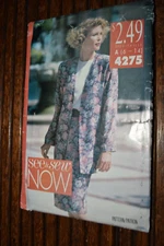 Butterick 4275 See & Sew Jacket & Dress Sewing Pattern Sz 16-18-20-22-24 Uncut