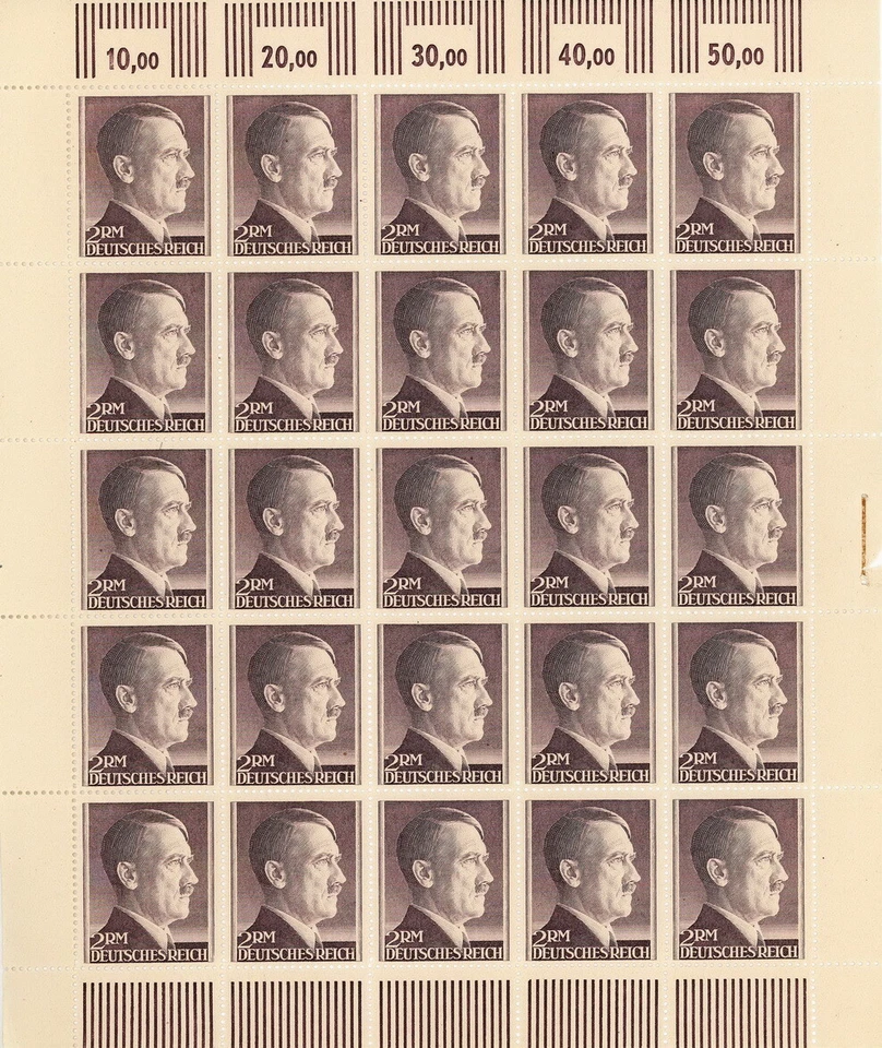 Sello Alemania Mi 799-802 Hoja 1941 Segunda Guerra Mundial Tercer Reich Guerra Era Hitler Hitler MNH Foto 3 de 4