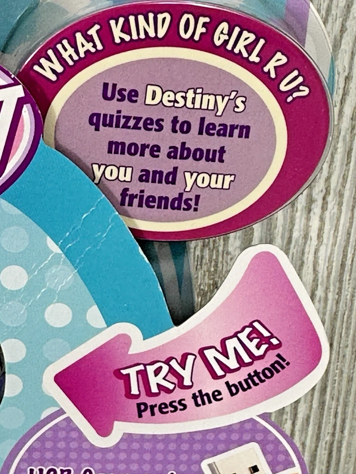NUEVO Girlz Connect Destiny Quiz Dispositivo Juguete USB Alarma Horóscopo Stylus Collar Foto 3 de 4