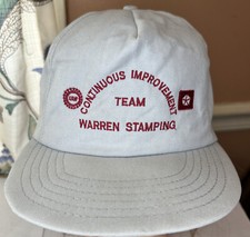 Chrysler improvement team vintage made in USA snapback hat