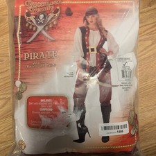 Pirate Adult Halloween Costume Sz L Buccaneer Beauty Forum