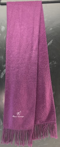 Bufanda de lana de alpaca camargo suave ~ púrpura / ~ 68"" x ~ Perú |