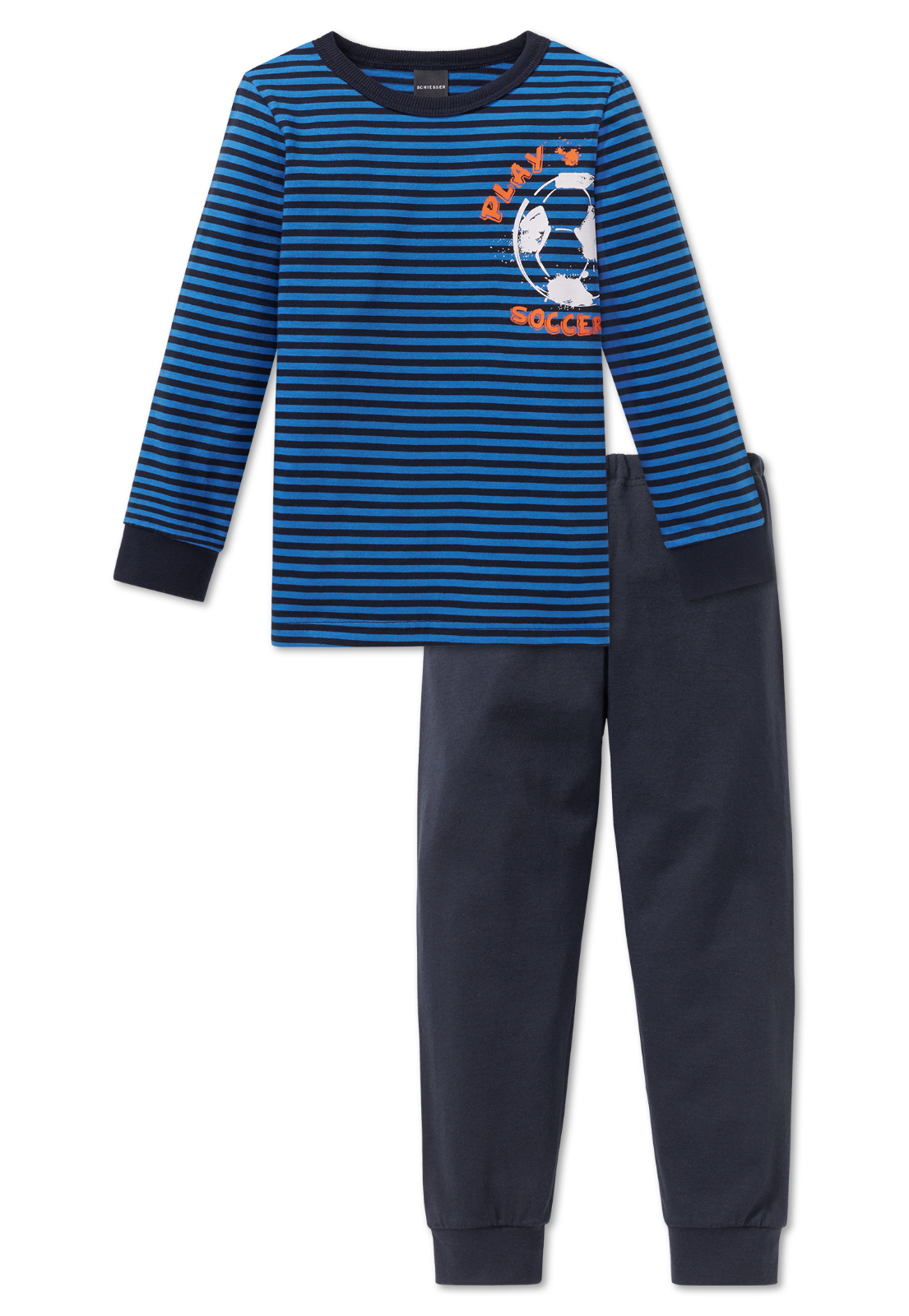 Schiesser Jungen Schlafanzug Set Pyjama Lang