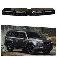 Gloss Black Roof Top Light Lamp Bar LED DRL Fits For Lexus GX550 2024 2025