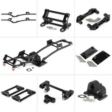1/10 LCG Chassis Kit Frame Carbon Fiber Rail Gearbox For 1/10 RC Crawler SCX10